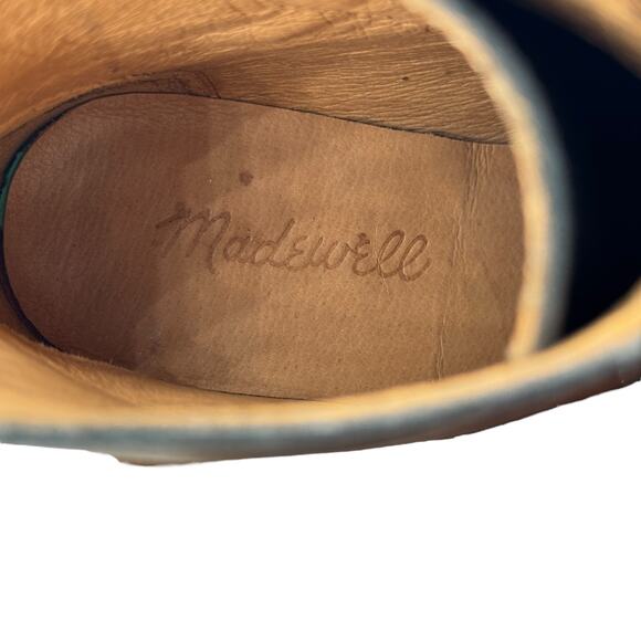 Madewell The Alyce Lug sole Boot Leather Women's SZ 5.5 Black Modern Luxe Casual - Picture 8 of 10